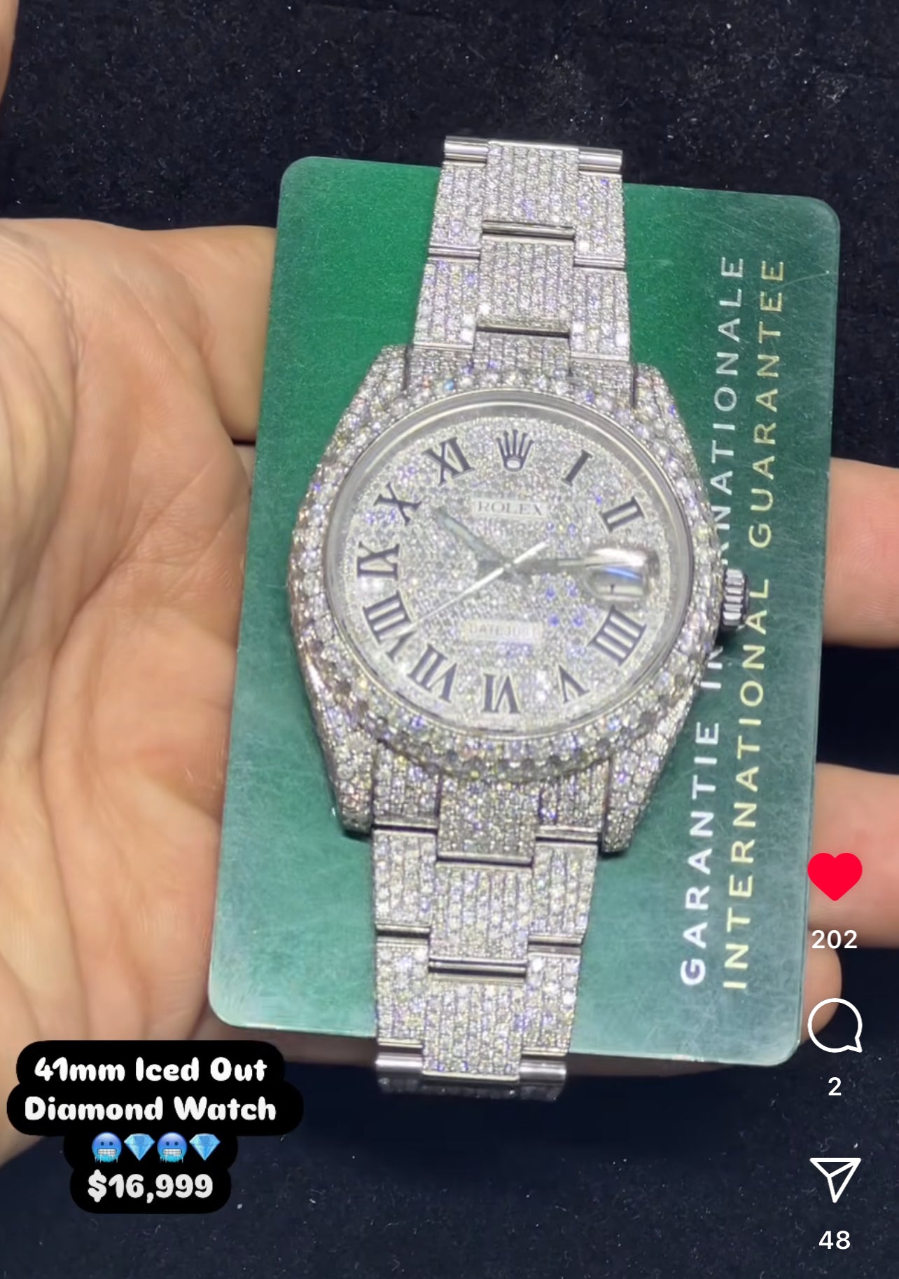 Iced Diamond Watch